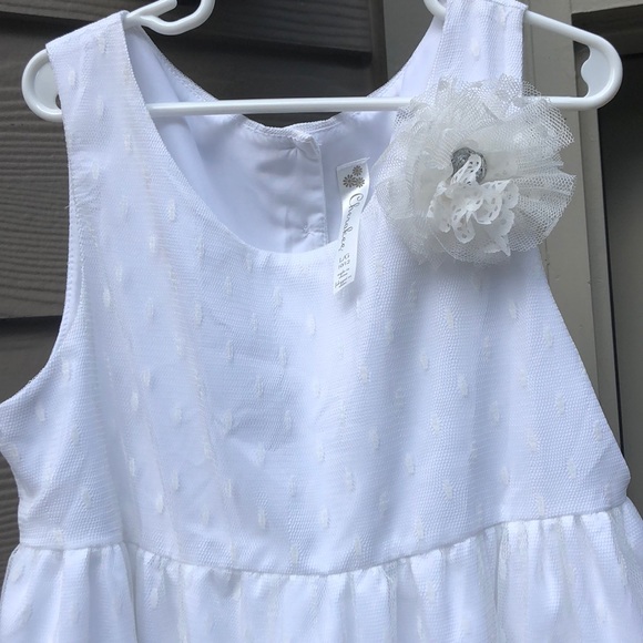 White Tulle Cheochee Junior dress - Picture 3 of 7